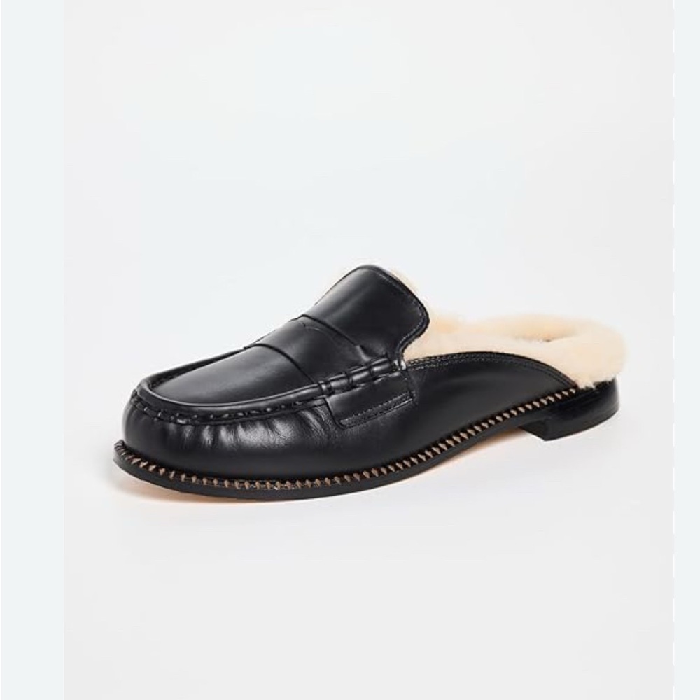 Freda Salvador Temi Black and Cream Loafers